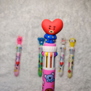 BTS Heart Five Color Pen