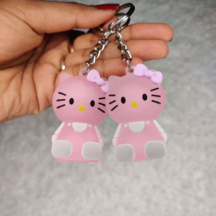 Kitty Pink Keychain